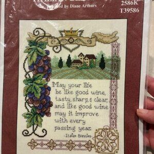 Imaginating Inc Cross Stitch Kit Italian Blessing by Diane Arthurs New 2586K
